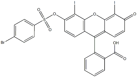 903086-92-0 2-(6-{[(4-bromophenyl)sulfonyl]oxy}-4,5-diiodo-3-oxo-3H-xanthen-9-yl)benzoic acid
