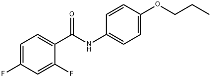 2,4-difluoro-N-(4-propoxyphenyl)benzamide,904627-72-1,结构式