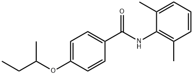 4-(sec-butoxy)-N-(2,6-dimethylphenyl)benzamide 结构式
