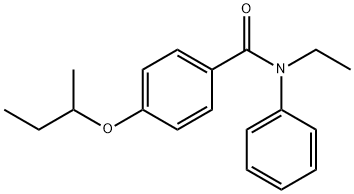 4-(sec-butoxy)-N-ethyl-N-phenylbenzamide Struktur