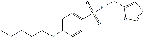912902-15-9 N-(2-furylmethyl)-4-(pentyloxy)benzenesulfonamide