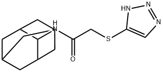 N-(2-adamantyl)-2-(1H-1,2,3-triazol-5-ylsulfanyl)acetamide Structure
