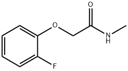 2-(2-fluorophenoxy)-N-methylacetamide Structure
