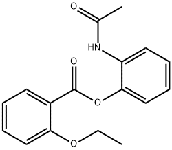 2-(acetylamino)phenyl 2-ethoxybenzoate Struktur