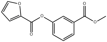 3-(methoxycarbonyl)phenyl 2-furoate Struktur