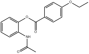 2-(acetylamino)phenyl 4-ethoxybenzoate Structure