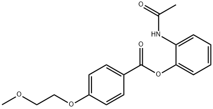 914453-64-8 2-(acetylamino)phenyl 4-(2-methoxyethoxy)benzoate