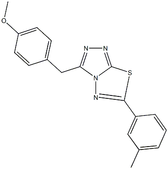 919010-99-4 methyl 4-{[6-(3-methylphenyl)[1,2,4]triazolo[3,4-b][1,3,4]thiadiazol-3-yl]methyl}phenyl ether