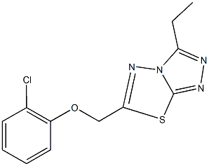 919022-38-1 6-[(2-chlorophenoxy)methyl]-3-ethyl[1,2,4]triazolo[3,4-b][1,3,4]thiadiazole
