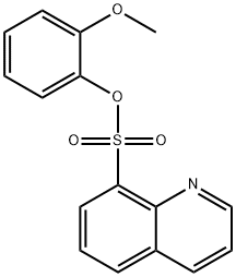 2-methoxyphenyl 8-quinolinesulfonate Structure