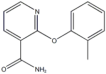 2-(2-methylphenoxy)nicotinamide Structure