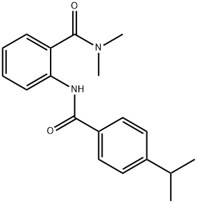 2-[(4-isopropylbenzoyl)amino]-N,N-dimethylbenzamide|