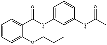 N-[3-(acetylamino)phenyl]-2-propoxybenzamide Struktur