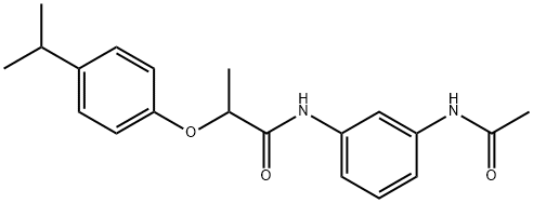 N-[3-(acetylamino)phenyl]-2-(4-isopropylphenoxy)propanamide|