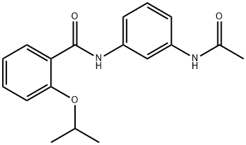 N-[3-(acetylamino)phenyl]-2-isopropoxybenzamide Struktur