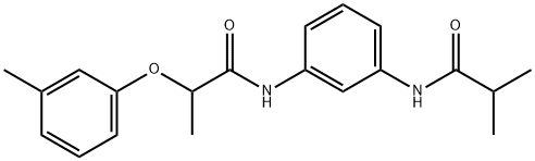 925557-74-0 2-methyl-N-(3-{[2-(3-methylphenoxy)propanoyl]amino}phenyl)propanamide