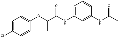 N-[3-(acetylamino)phenyl]-2-(4-chlorophenoxy)propanamide|