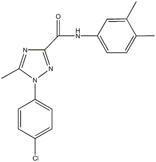 927637-48-7 1-(4-chlorophenyl)-N-(3,4-dimethylphenyl)-5-methyl-1H-1,2,4-triazole-3-carboxamide