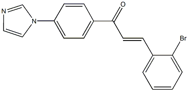 927638-16-2 3-(2-bromophenyl)-1-[4-(1H-imidazol-1-yl)phenyl]-2-propen-1-one