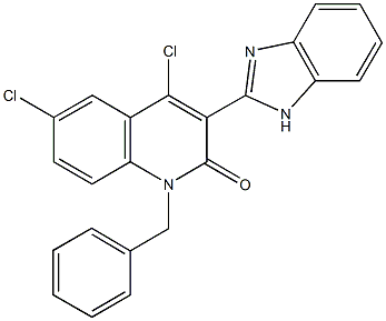 927638-34-4 3-(1H-benzimidazol-2-yl)-1-benzyl-4,6-dichloro-2(1H)-quinolinone
