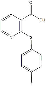 2-[(4-fluorophenyl)sulfanyl]nicotinic acid|