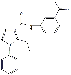 N-(3-acetylphenyl)-5-ethyl-1-phenyl-1H-1,2,3-triazole-4-carboxamide