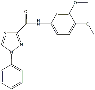 927639-79-0 N-(3,4-dimethoxyphenyl)-1-phenyl-1H-1,2,4-triazole-3-carboxamide