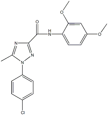927640-21-9 1-(4-chlorophenyl)-N-(2,4-dimethoxyphenyl)-5-methyl-1H-1,2,4-triazole-3-carboxamide