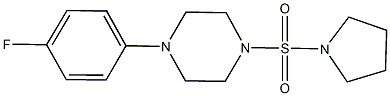 927640-74-2 1-(4-fluorophenyl)-4-(1-pyrrolidinylsulfonyl)piperazine