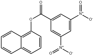 1-naphthyl 3,5-dinitrobenzoate Structure