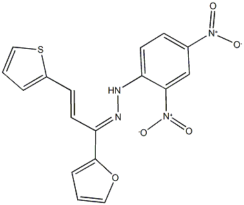 93327-38-9 1-(2-furyl)-3-(2-thienyl)-2-propen-1-one {2,4-bisnitrophenyl}hydrazone