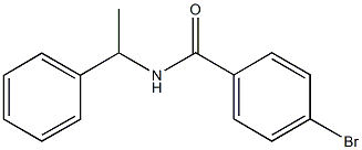 4-bromo-N-(1-phenylethyl)benzamide Structure