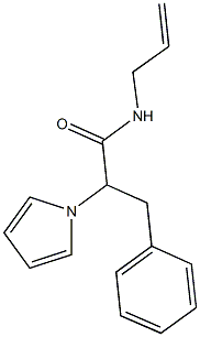 N-allyl-3-phenyl-2-(1H-pyrrol-1-yl)propanamide Structure