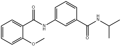 N-{3-[(isopropylamino)carbonyl]phenyl}-2-methoxybenzamide,940495-14-7,结构式