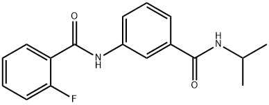 2-fluoro-N-{3-[(isopropylamino)carbonyl]phenyl}benzamide|