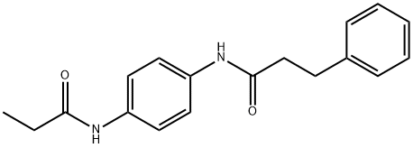 3-phenyl-N-[4-(propionylamino)phenyl]propanamide|