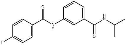 3-[(4-fluorobenzoyl)amino]-N-isopropylbenzamide|