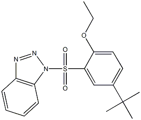 2-(1H-1,2,3-benzotriazol-1-ylsulfonyl)-4-tert-butylphenyl ethyl ether|