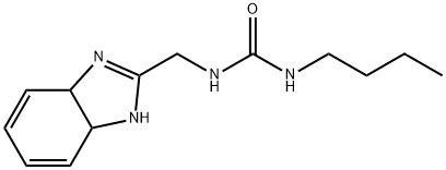 N-(3a,7a-dihydro-1H-benzimidazol-2-ylmethyl)-N'-butylurea Struktur