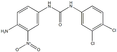 N-{4-amino-3-nitrophenyl}-N'-(3,4-dichlorophenyl)urea Structure