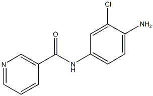 N-(4-amino-3-chlorophenyl)nicotinamide 化学構造式