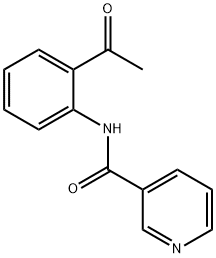 N-(2-acetylphenyl)nicotinamide Structure