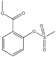 methyl 2-[(methylsulfonyl)oxy]benzoate 化学構造式