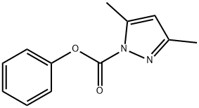 phenyl 3,5-dimethyl-1H-pyrazole-1-carboxylate Struktur