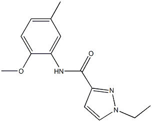 957400-02-1 1-ethyl-N-(2-methoxy-5-methylphenyl)-1H-pyrazole-3-carboxamide