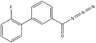 2'-fluoro[1,1'-biphenyl]-3-carbonyl azide Struktur