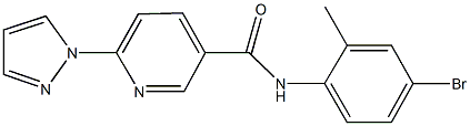 957508-28-0 N-(4-bromo-2-methylphenyl)-6-(1H-pyrazol-1-yl)nicotinamide