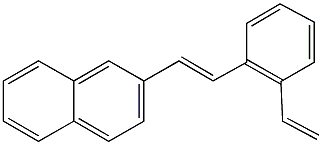 2-[2-(2-vinylphenyl)vinyl]naphthalene Structure