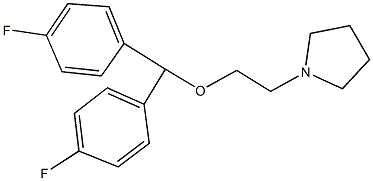 96122-69-9 bis(4-fluorophenyl)methyl 2-(1-pyrrolidinyl)ethyl ether