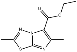 ethyl 2,6-dimethylimidazo[2,1-b][1,3,4]thiadiazole-5-carboxylate 结构式